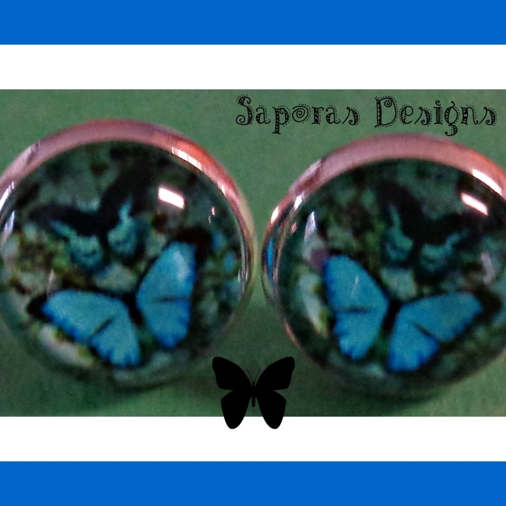 Butterfly Design Stud Earrings